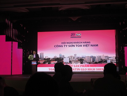 Ông Udom Parichartwutthikul - Tổng Giám Đốc Điều Hành Toàn Quốc của Công ty TNHH Sơn Toa Việt Nam phát biểu tại Hội nghị.